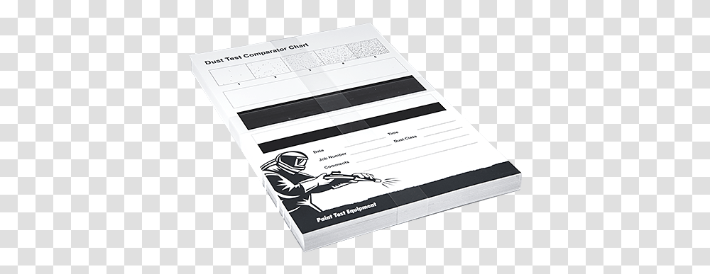 Dust Test Charts Brochure, Text, Paper, Document, Business Card Transparent Png