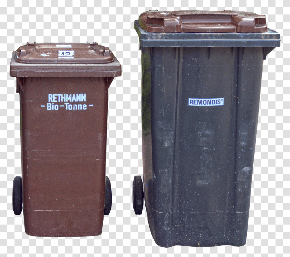 Dustbin Garbage Can Waste Container Ton Of Plastic Skraldespand, Mailbox, Letterbox, Trash Can, Tin Transparent Png