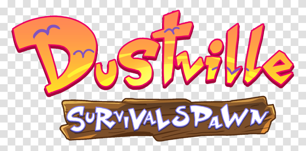 Dustville Survival Spawn Logo Calligraphy, Alphabet, Word, Leisure Activities Transparent Png