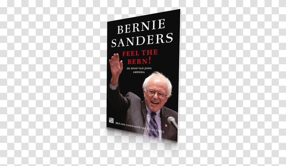Dutch Book Translation Of Feel The Bern By Bernie Sanders Senior Citizen, Person, Tie, Crowd, Audience Transparent Png