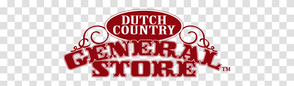 Dutch Country General Store Tm Logo Graphic Design, Word, Label, Advertisement Transparent Png
