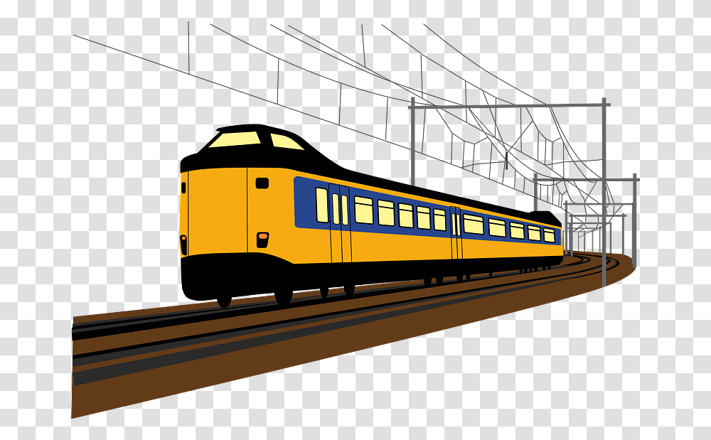 Dutch Train Clipart Electric Train Clip Art, Vehicle, Transportation, Locomotive, Railway Transparent Png
