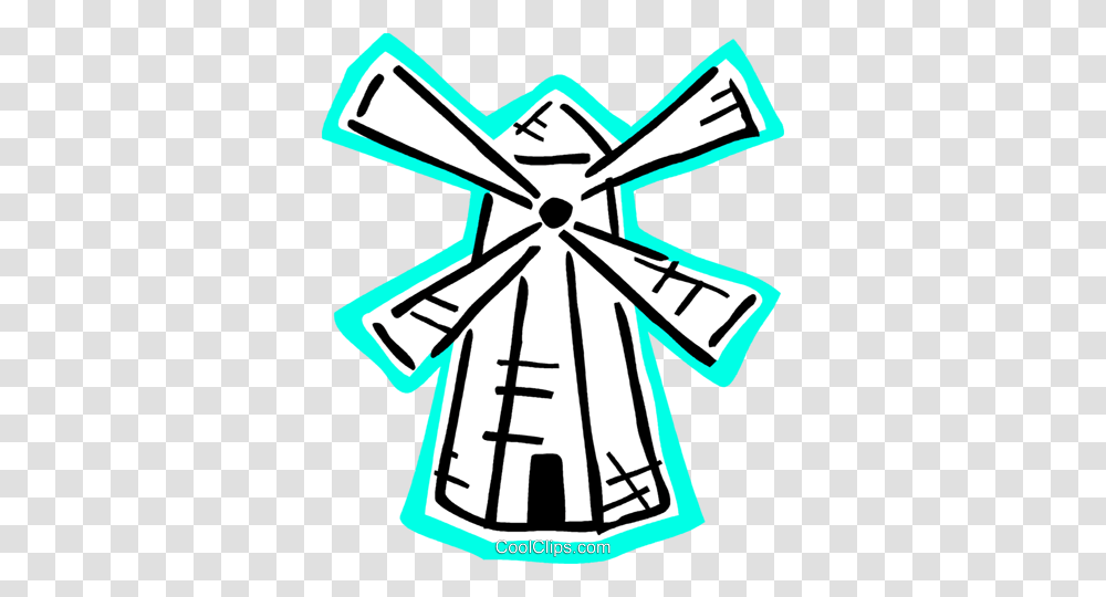 Dutch Windmill Royalty Free Vector Clip Art Illustration, Number, Emblem Transparent Png