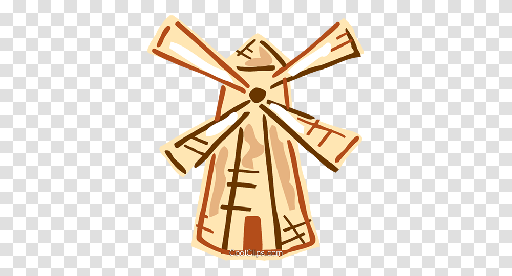 Dutch Windmill Royalty Free Vector Clip Art Illustration, Number, Outdoors Transparent Png