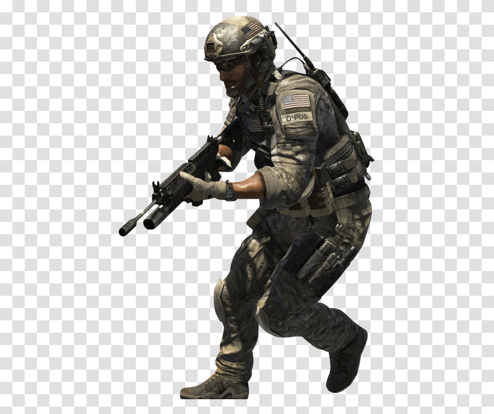 Duty Modern Warfare, Helmet, Gun, Weapon Transparent Png