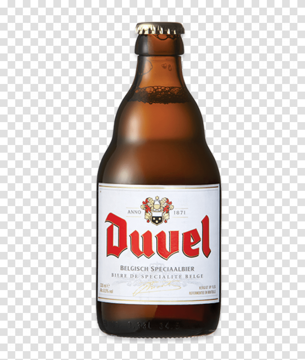 Duvel Bottle Duvel Beer, Alcohol, Beverage, Drink, Ketchup Transparent Png
