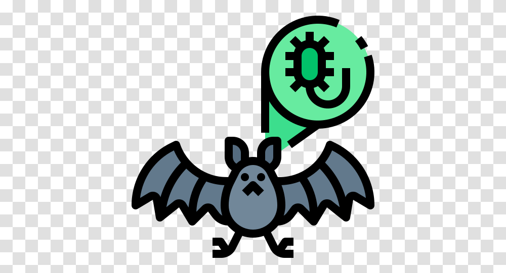 Duvenhage Virus Bat Animal Corona Outbreak Free Language, Symbol, Hand, Mammal, Stencil Transparent Png