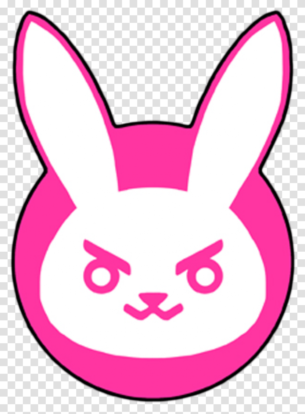 Dva Overwatch Bunny Logo D Va Logo, Animal, Mammal, Rabbit, Rodent Transparent Png