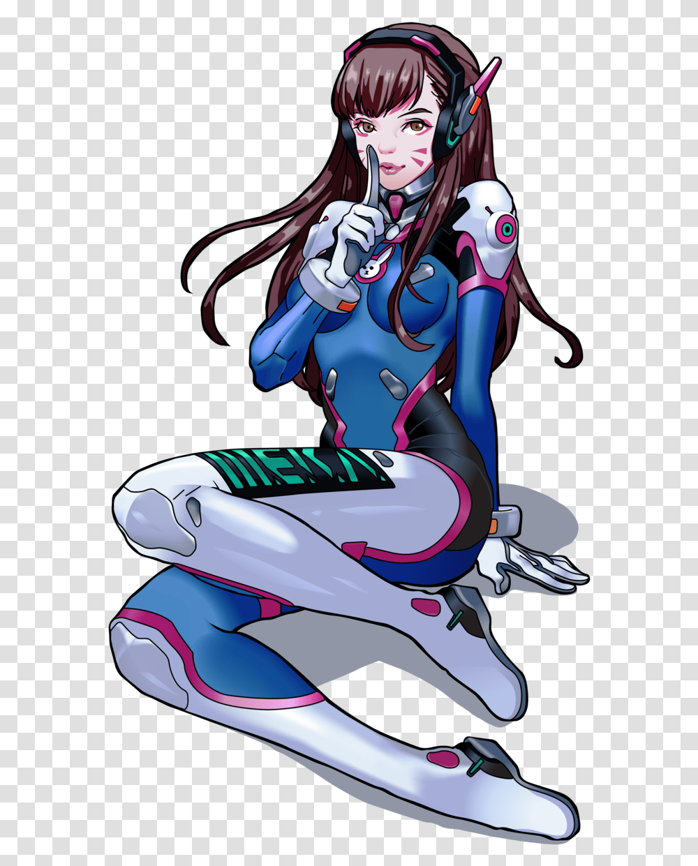 Dva Overwatch, Comics, Book Transparent Png