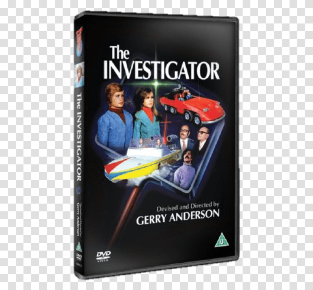 Dvd Cover2 Gerry Anderson The Investigators Dvd, Person, Human, Car, Vehicle Transparent Png