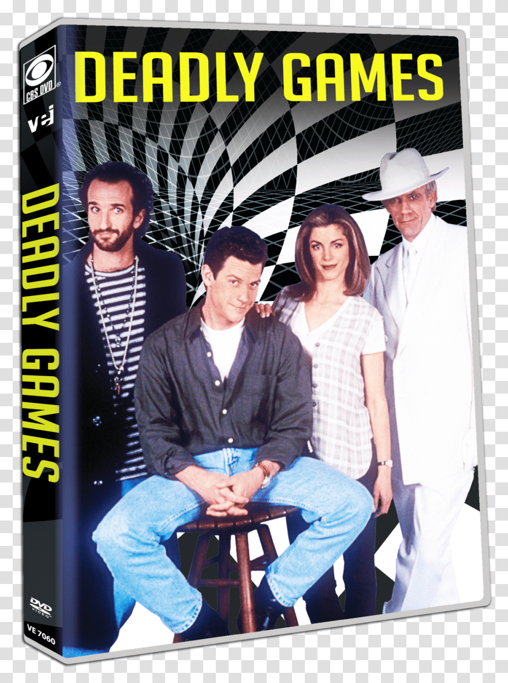 Dvd Deadly Games, Person, Pants, Furniture Transparent Png