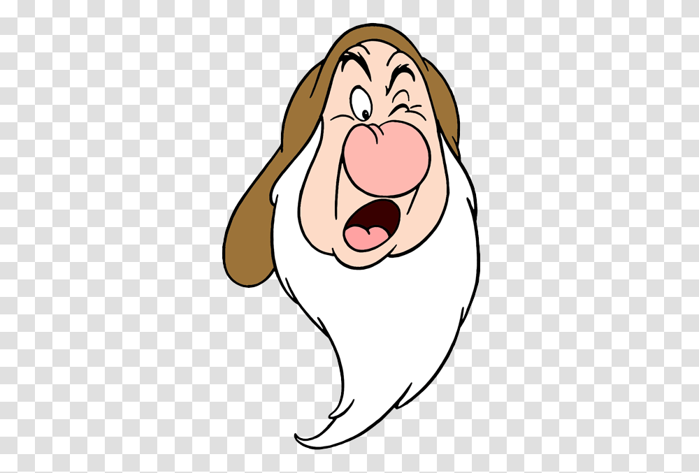 Dwarf Clipart Face, Mouth, Tongue Transparent Png