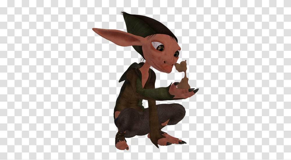 Dwarf With Big Ears, Dinosaur, Reptile, Animal, Person Transparent Png