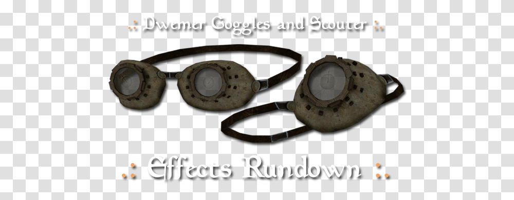 Dwemer Goggles And Scouter Dot, Accessories, Wheel, Machine, Buckle Transparent Png
