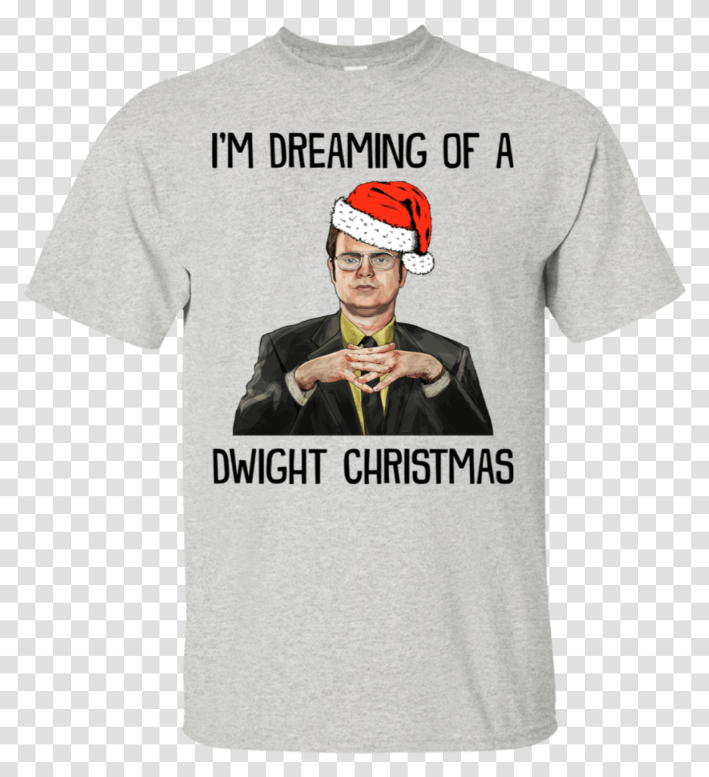 Dwight Schrute I'm Dreaming Of A Christmas Sweater Dwight Schrute Christmas Sweater, Person, Human, Clothing, Apparel Transparent Png