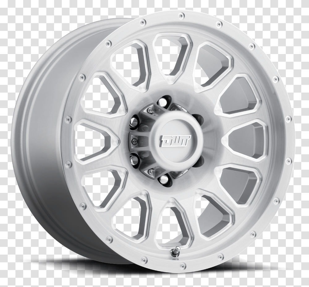 Dwt Elarco 6lug Silver Brushed Milling Bevels Wheel Allu Corvette Rally Wheels, Machine, Alloy Wheel, Spoke, Tire Transparent Png