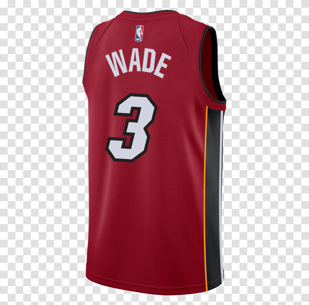 Dwyane Wade Nike Miami Heat Statement Red Swingman Miami Heat Jersey, Apparel, Shirt Transparent Png