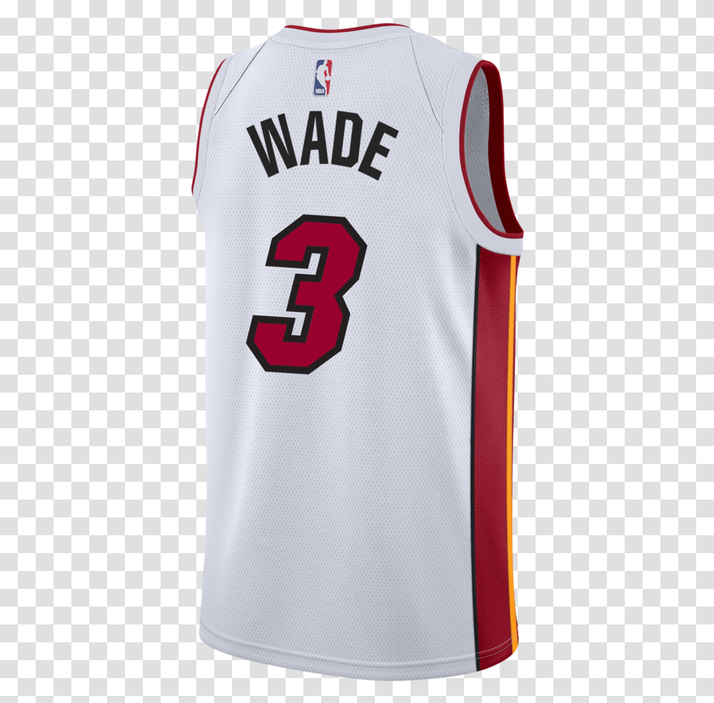 Dwyane Wade Nike Miami Heat Youth Association White Miami Heat Nike Jersey, Shirt, Apparel, Number Transparent Png