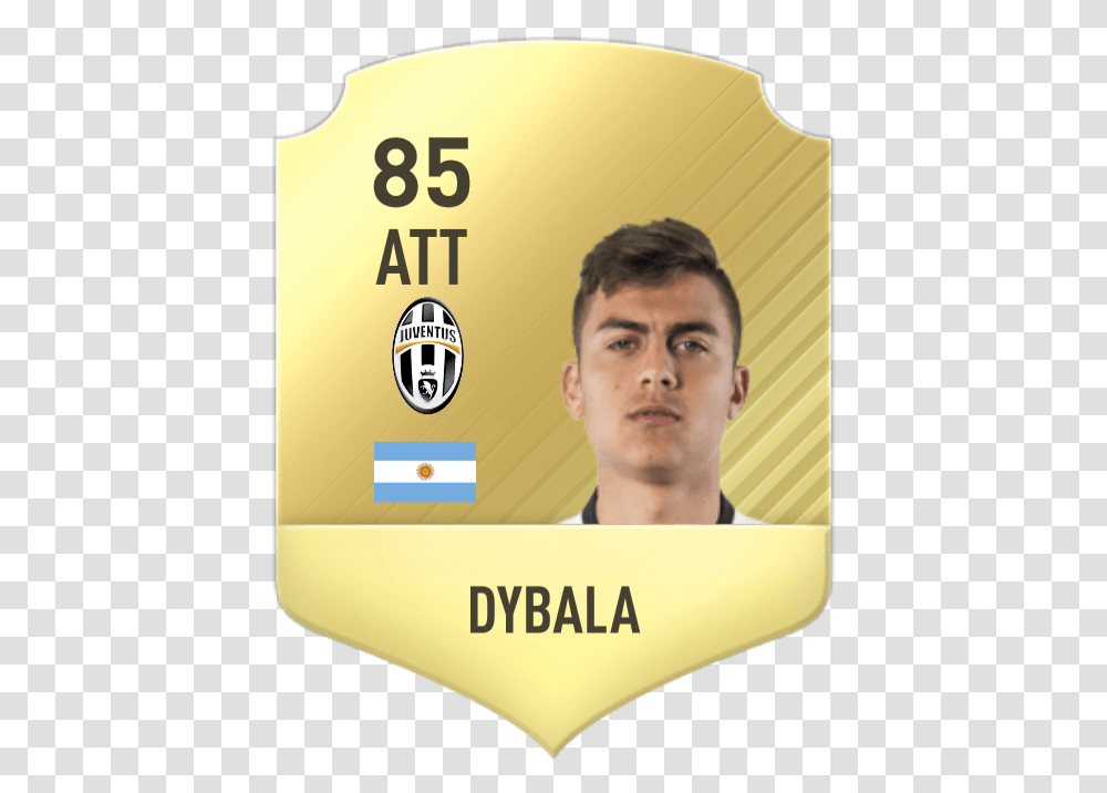 Dybala Dybala Rating Fifa, Person, Id Cards, Document Transparent Png