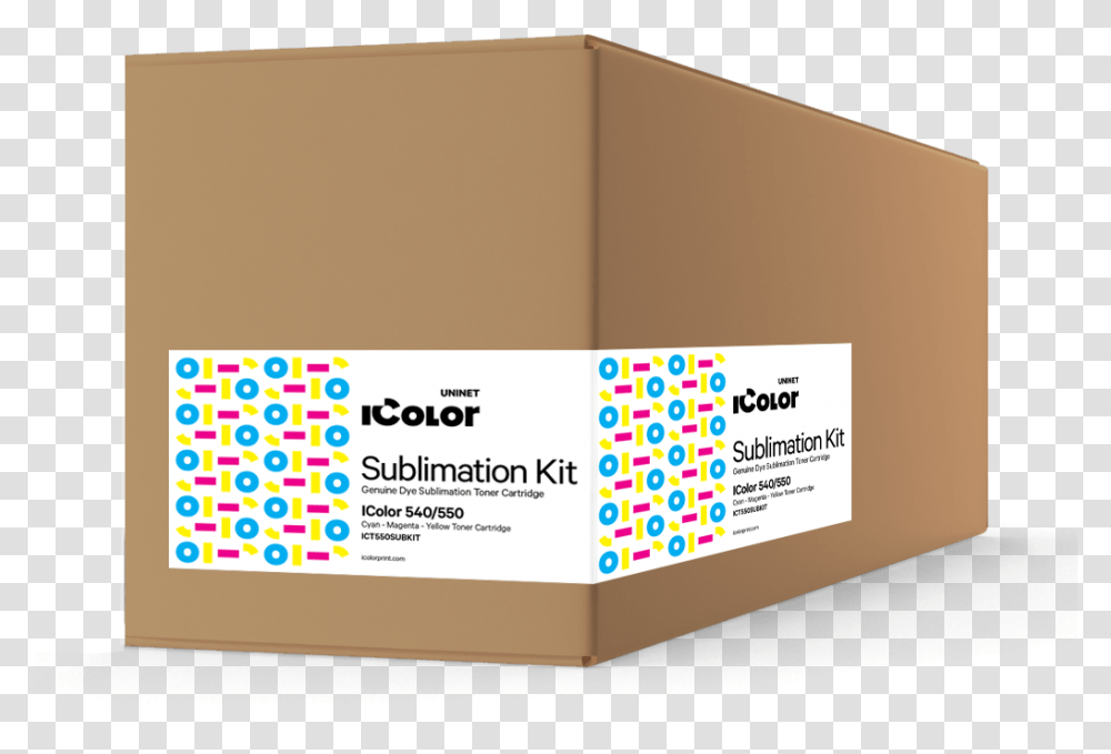Dye Sublimation Cmy Starter Toner Cartridge Kit Cardboard Box, Text, Paper, Business Card Transparent Png