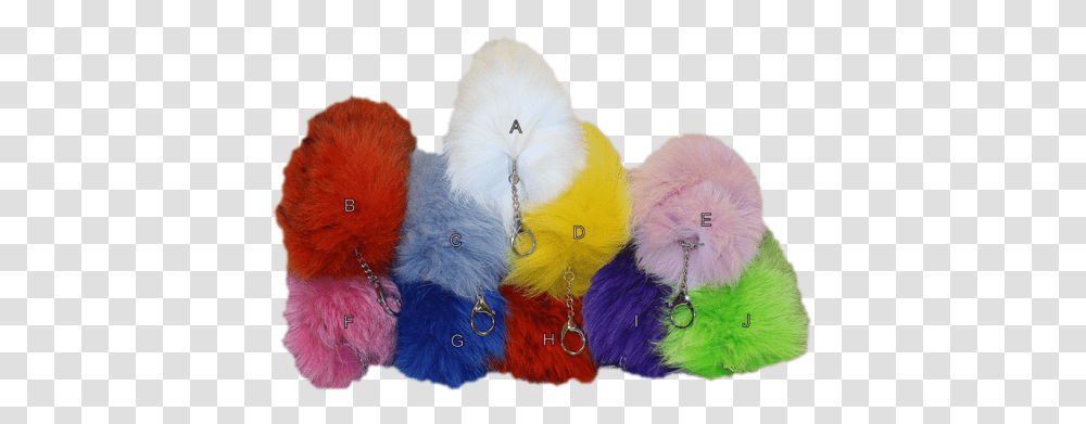 Dyed Fox Tail Keychains Plush, Cushion, Toy, Animal, Crowd Transparent Png