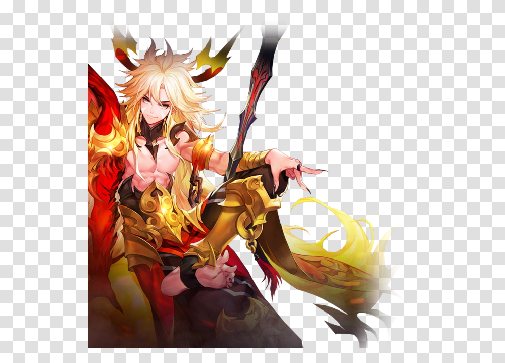 Dyen Rosenfla Wukong Seven Knights Myth Awaken Sun Wukong, Manga, Comics, Book, Person Transparent Png