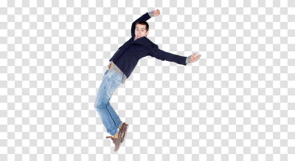 Dylan O Brien Jumping, Person, Acrobatic, Leisure Activities Transparent Png