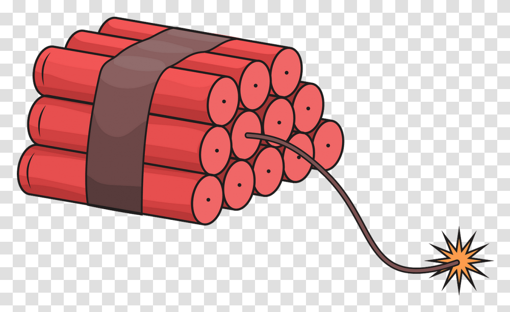 Dynamite, Weapon, Weaponry, Bomb Transparent Png