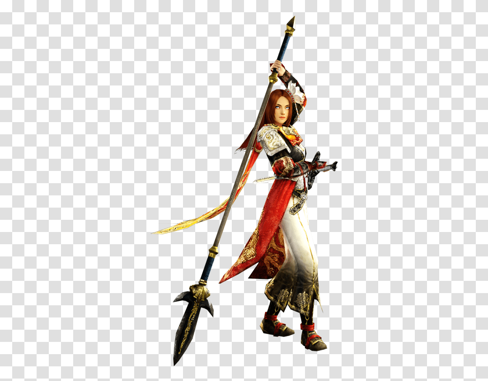 Dynasty Warriors Picture Dynasty Warriors Female Spear, Costume, Person, Human, Weapon Transparent Png