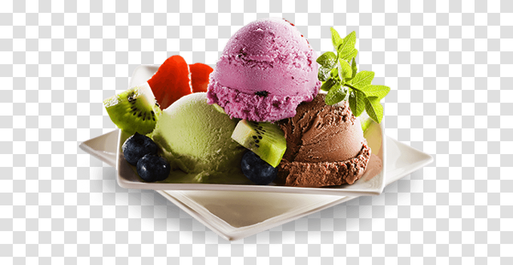 Dysorvet Ice Cream Hd, Dessert, Food, Creme, Potted Plant Transparent Png