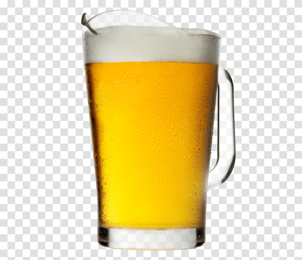 Dzban Piwa, Glass, Beer Glass, Alcohol, Beverage Transparent Png