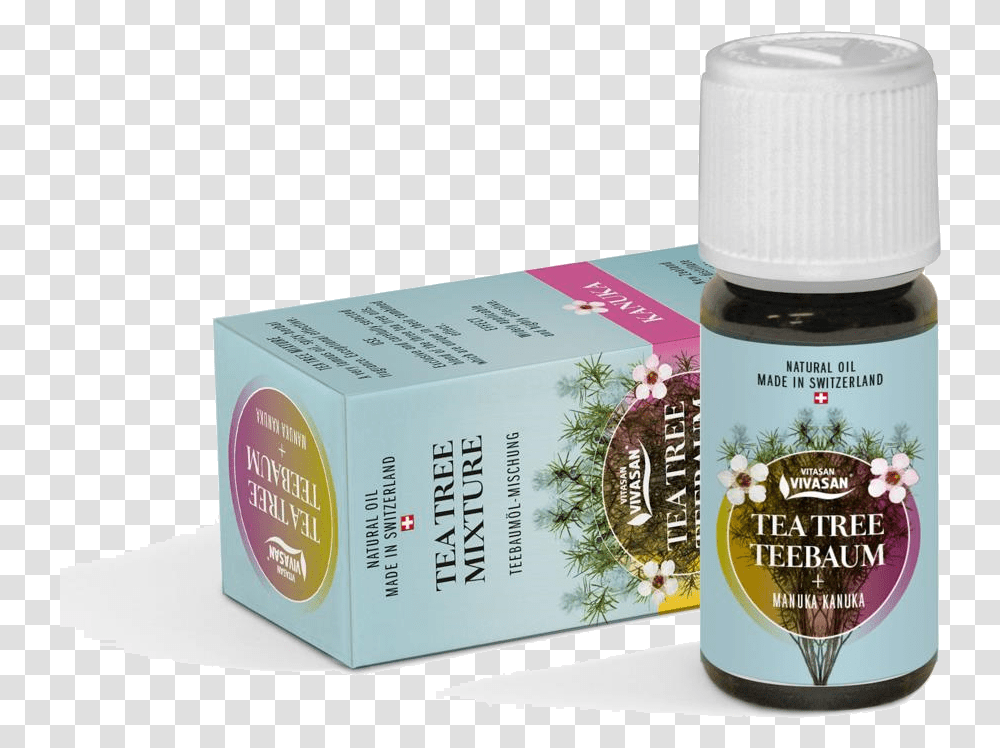 E 117 E 117 Teebaum Tea Tree Mixture, Bottle, Plant, Box, Beer Transparent Png