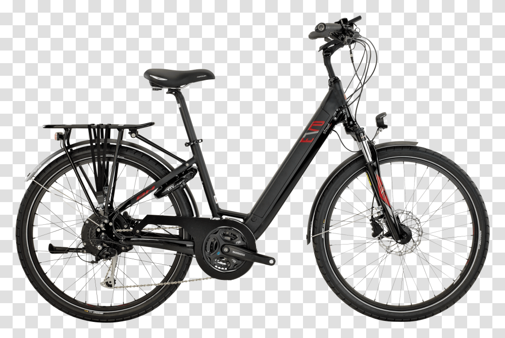 E Bike Urban 26 Integrated Battery, Bicycle, Vehicle, Transportation, Wheel Transparent Png