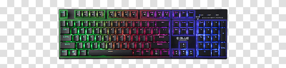E Blue Gaming Keyboard, Computer Keyboard, Computer Hardware, Electronics Transparent Png