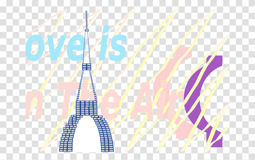 E Card Love Is In The Air La Tour Eiffel Tower 30 Aug Poster, Advertisement, Leisure Activities, Stencil Transparent Png