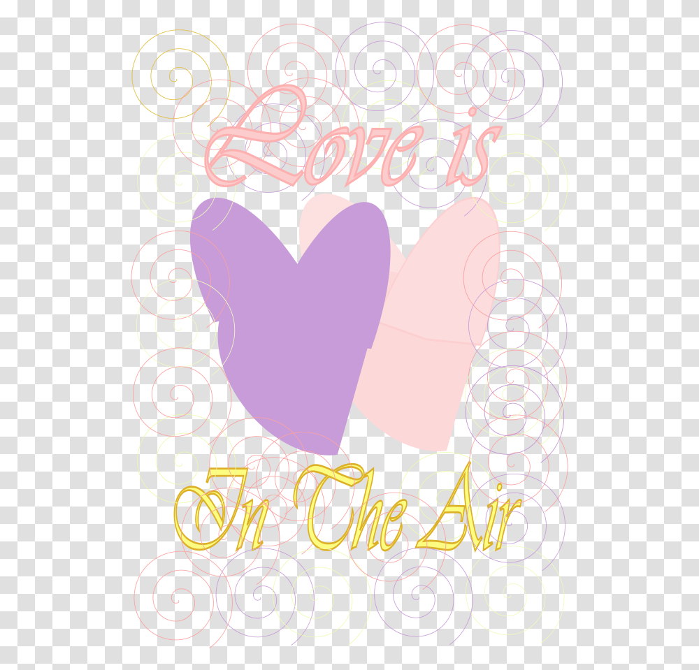 E Card Love Is In The Air Svg Clip Arts Calligraphy, Poster, Advertisement, Heart Transparent Png