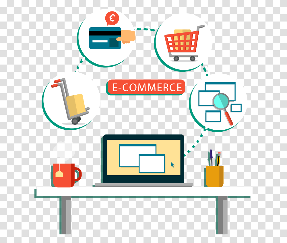 E Commerce Websites Symbols, Network, Label, Number Transparent Png