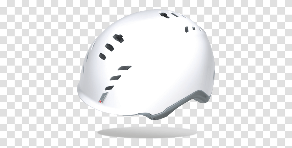 E Cube White Glossy Hard Hat, Apparel, Helmet, Crash Helmet Transparent Png