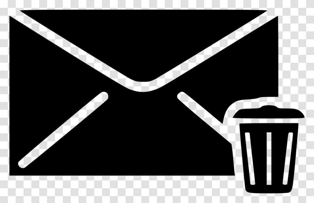 E Empty Garbage Urn Wastebasket, Envelope, Mail, Airmail Transparent Png