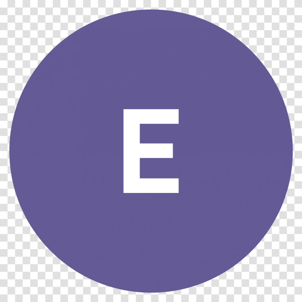 E In A Purple Circle, Sphere, Word, Alphabet Transparent Png