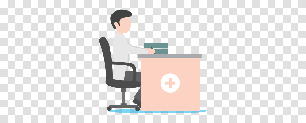E Med Vartual Clinic, Chair, Furniture, First Aid, Person Transparent Png