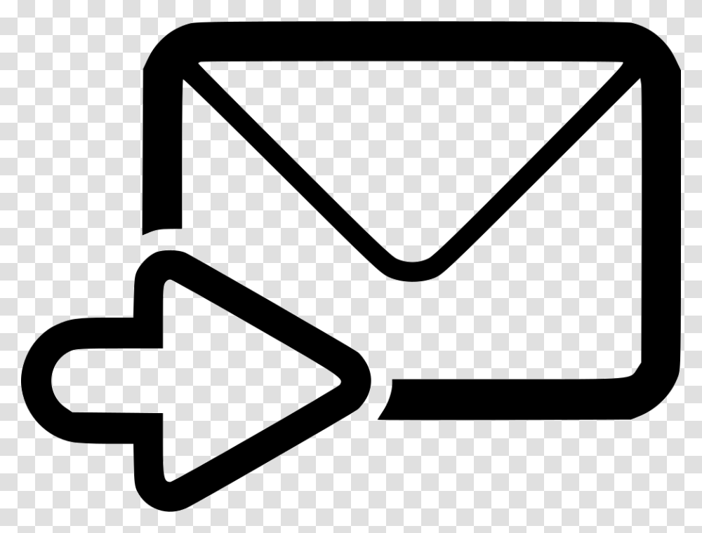 E Send Letter Envelope Stamp Postal Send Clipart Black And White, Mail Transparent Png