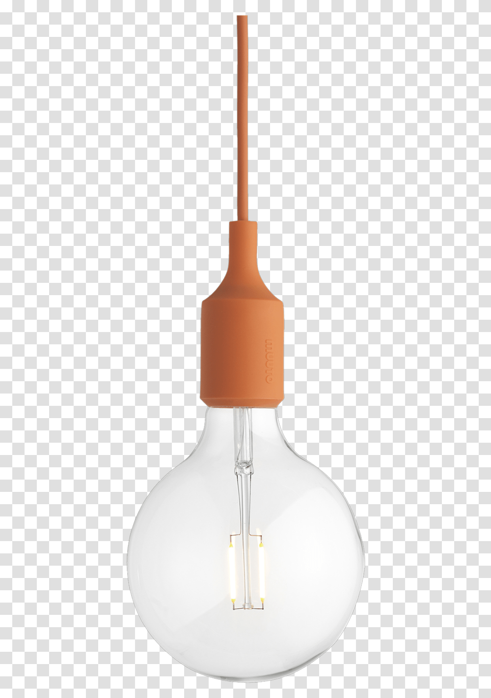 E27 Orange Led Muuto E27 Pendant Lamp, Brush, Tool, Glass, Beverage Transparent Png