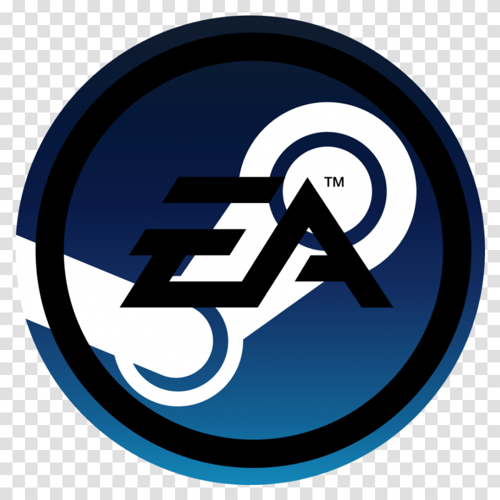 Ea And Steam Partnership Circle, Logo, Symbol, Trademark, Text Transparent Png