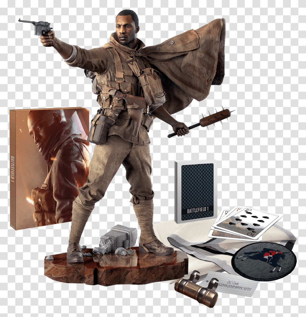 Ea Battlefield 1 Exclusive Collector's Edition Battlefield 1 Collector's Edition, Person, Human, Electronics, Figurine Transparent Png