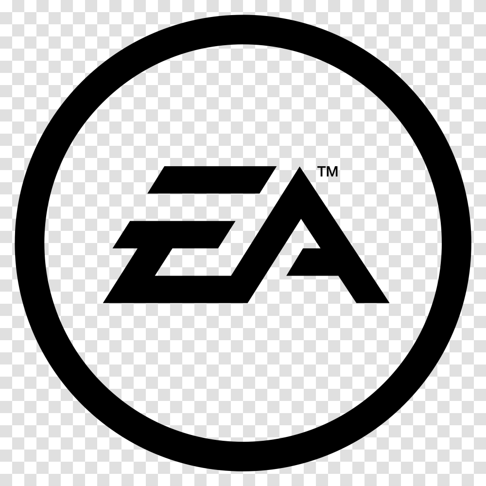 Ea Logo Electronic Arts Logo, Gray, World Of Warcraft Transparent Png