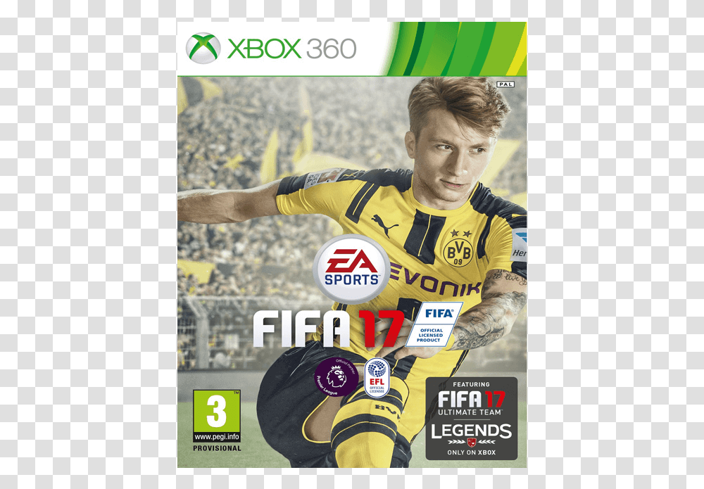 Ea Sports Fifa 17 Xbox, Person, People, Skin Transparent Png