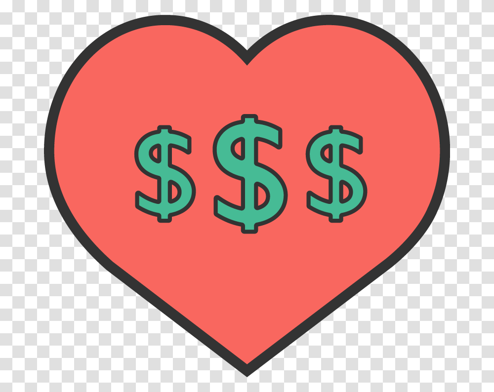 Each Dollar Raised By Your Hungerfree Pizza Party Will Heart, Plectrum, Path, First Aid Transparent Png
