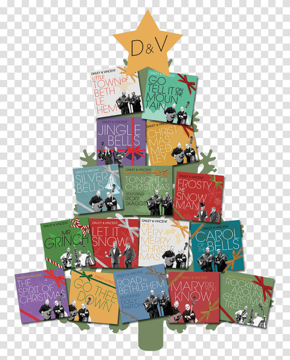 Each Song Title To See And Hear Clips Christmas Tree, Person, Human, Mail, Envelope Transparent Png