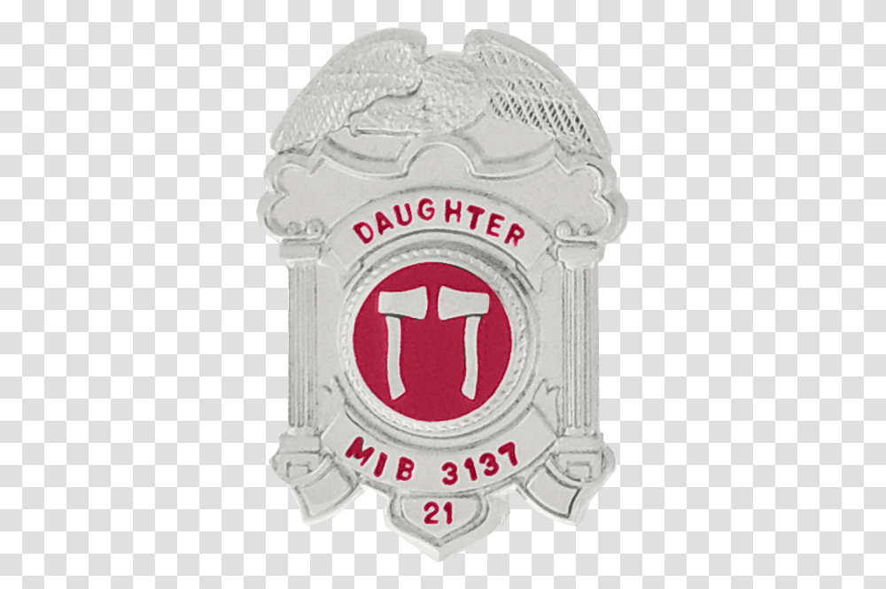 Eagle Badge With Side Pillars Emblem, Logo, Trademark, Tomb Transparent Png